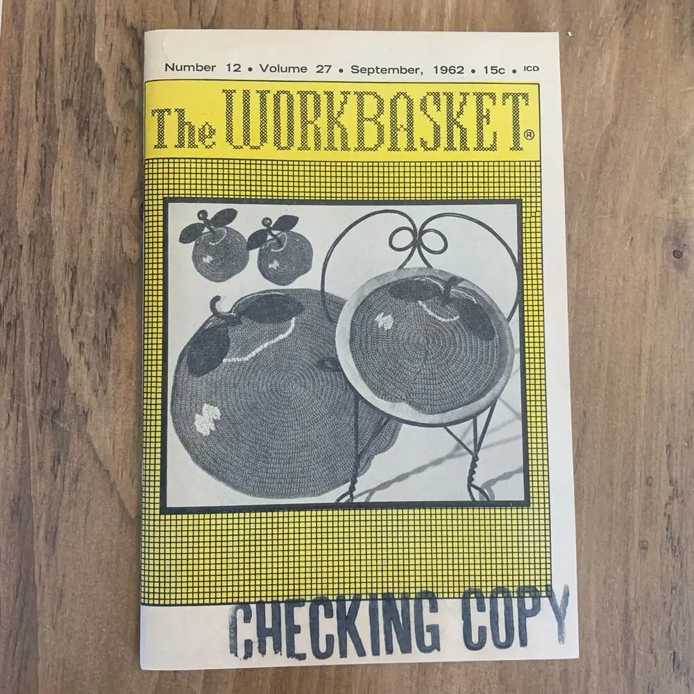 The Workbasket & Home Arts Magazine Paperback Vintage Lot of 7 1960s MCM